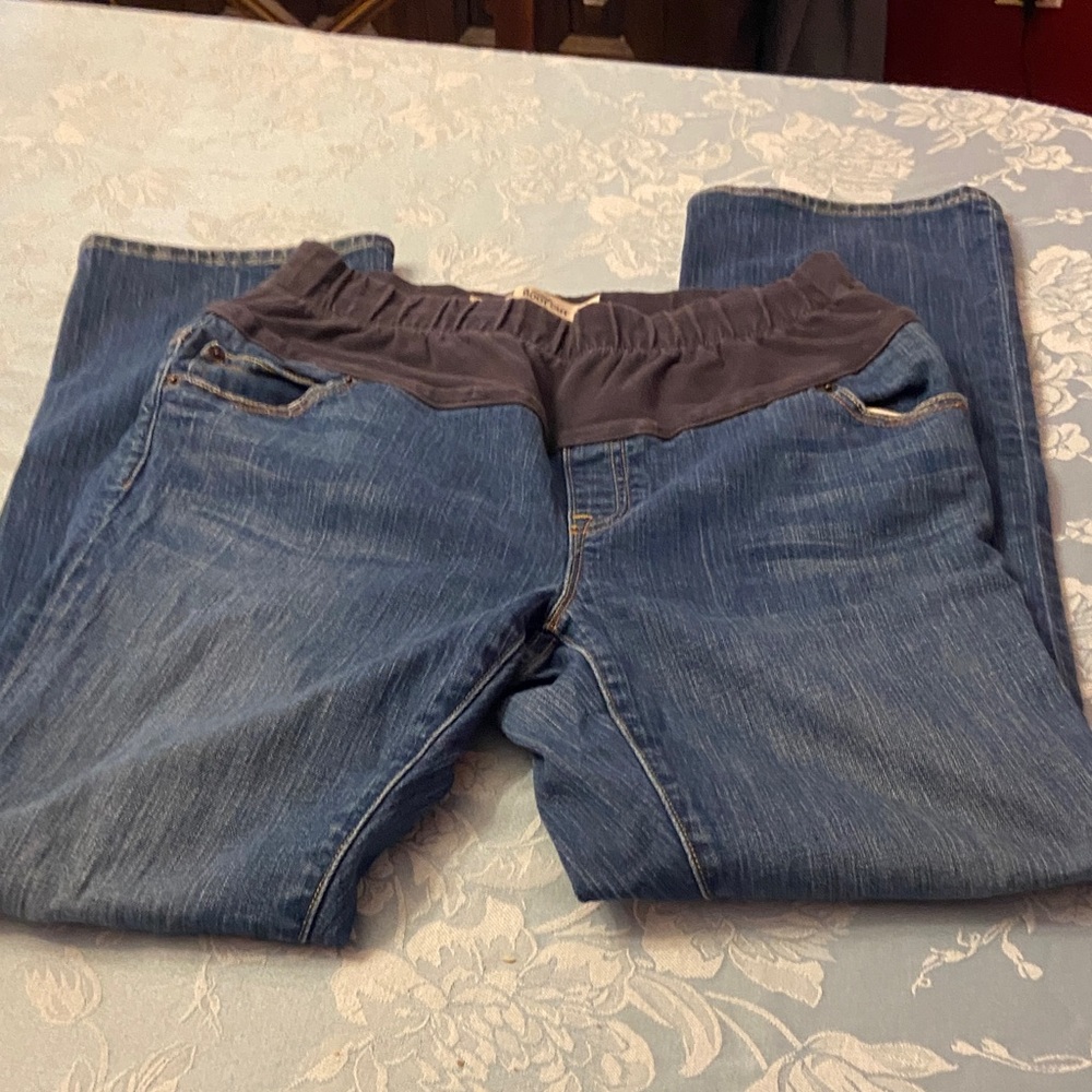Maternity Gap Bootcut Blue Jeans